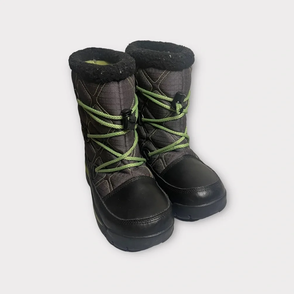 Sorel Snow Countess Green & Black Winter Boots